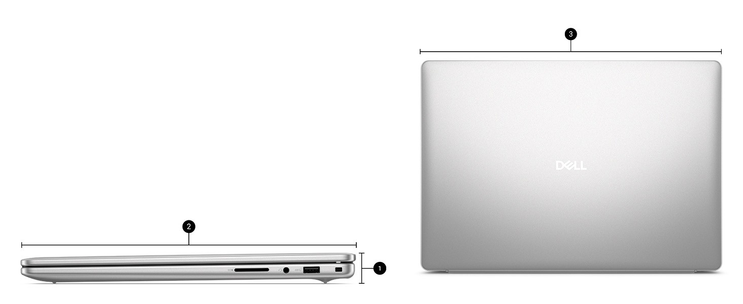 Dell Laptop 16″ FHD Touch – 10 cores Core 7 150U Copilot+ UPTO 64GB RAM 4TB SSD