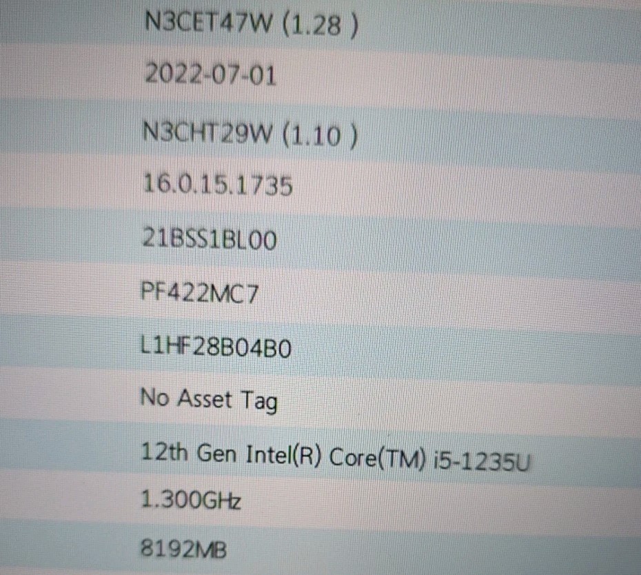 Lenovo Thinkpad T14S Gen 3 14″ 12th Gen Intel i5-1235u 8GB RAM 256GB SSD W11P