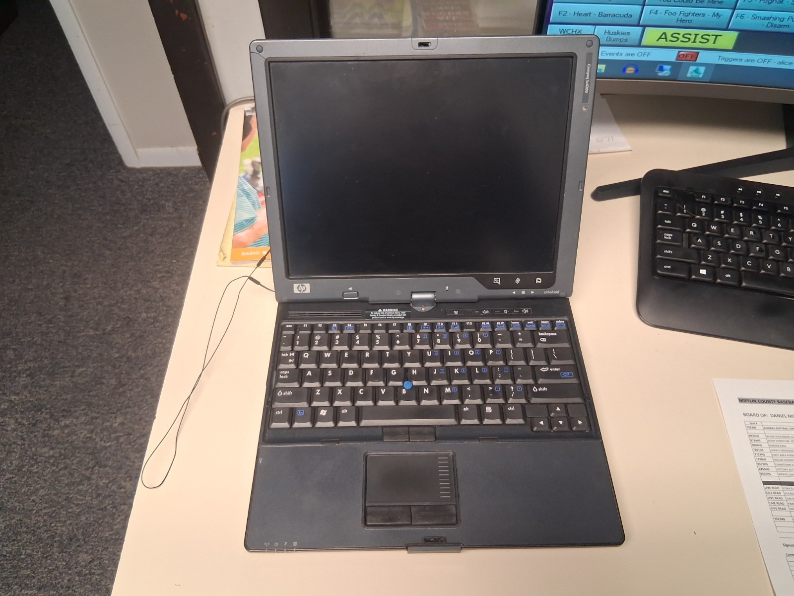 RARE VINTAGE HP Compaq TC4200 Intel Pentium M 2.00Ghz 12.1″ TouchScreen Laptop