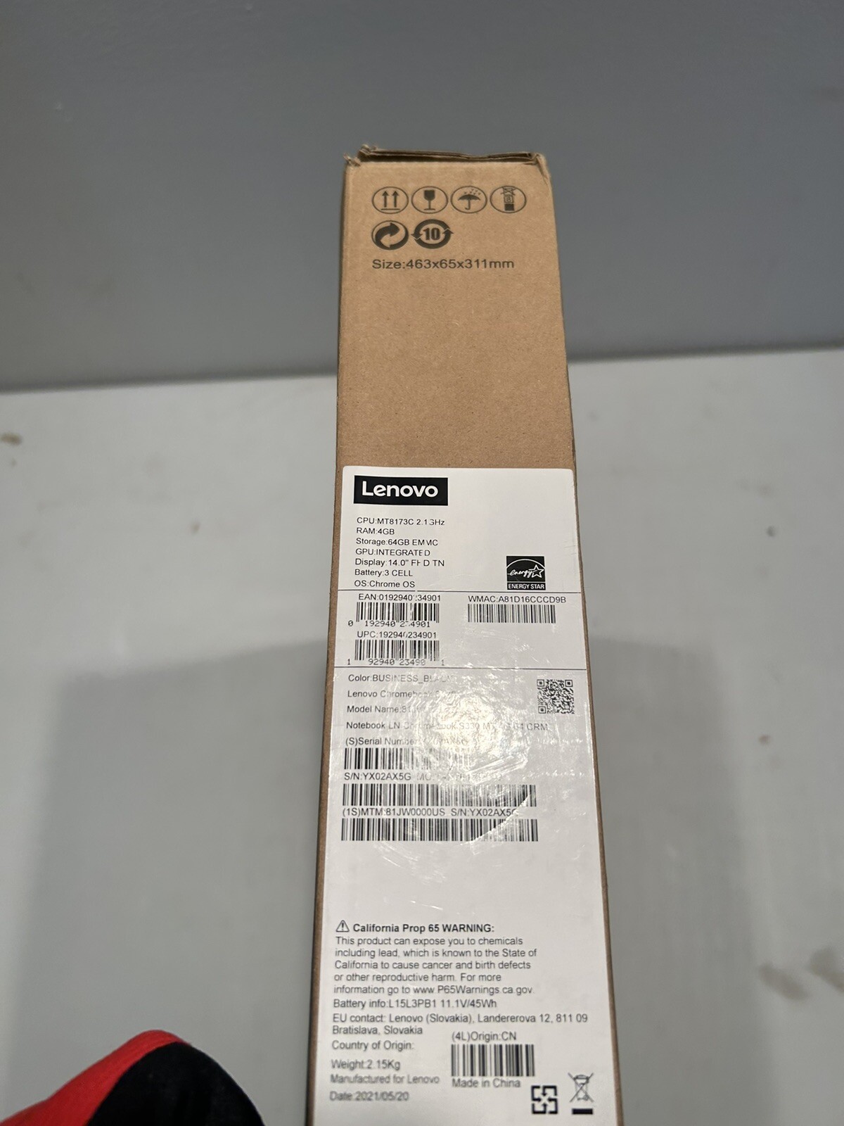 Lenovo Chromebook S330 Laptop 14-Inch FHD Display, MediaTek , 4GB RAM, 64GB