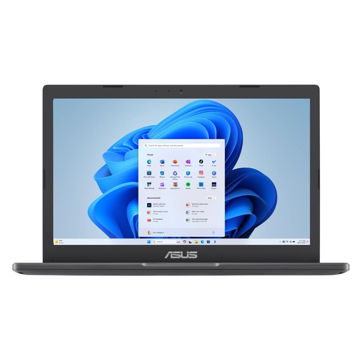ASUS 2024 Vivobook Go 11.6” N4500 4GB 128GB Windows 11 H S Mode Blk L210KA ES04