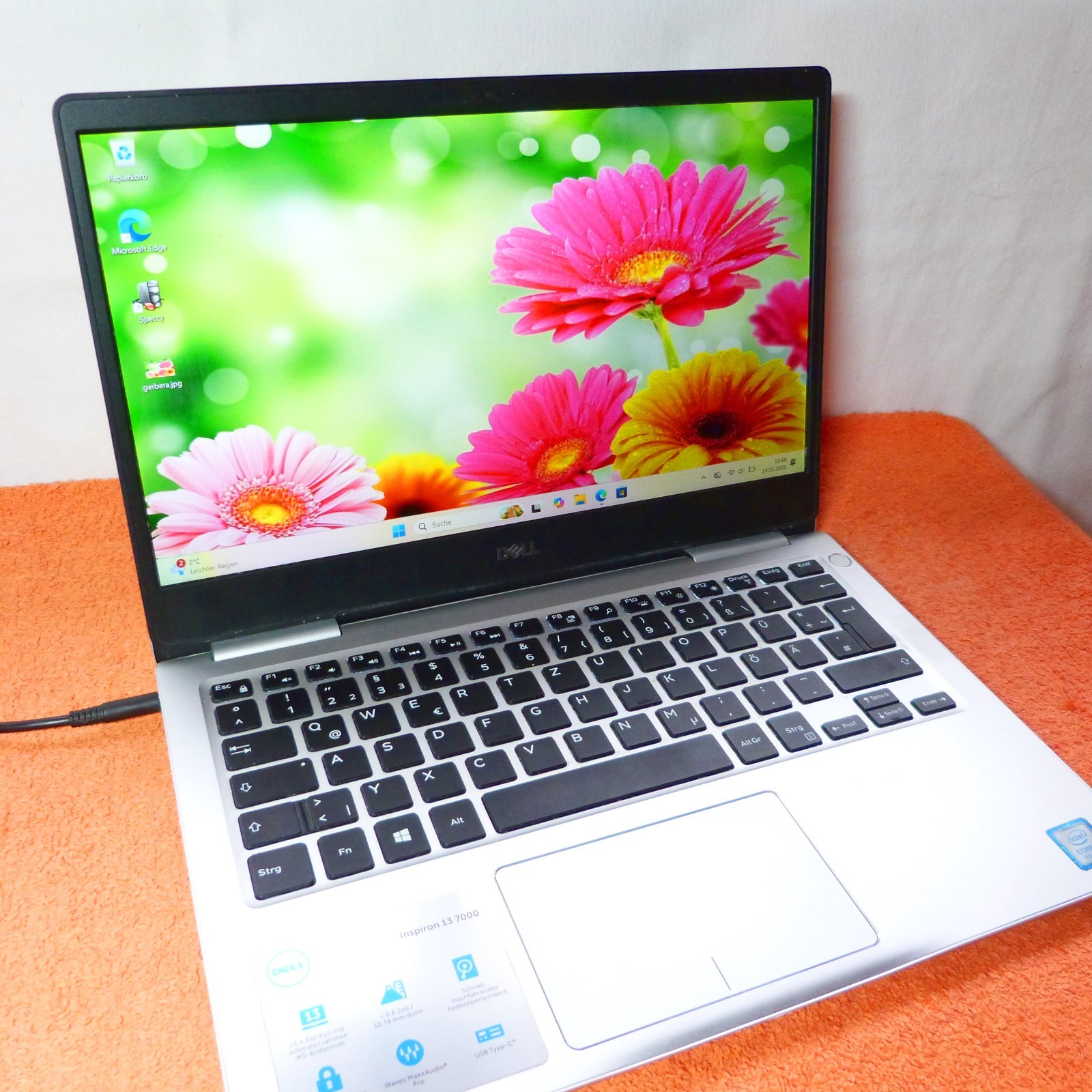 Dell 7370 Military Standard 13″ FULLHD ULTRABOOK 8Gen i5 Windows 11 SSD USBC