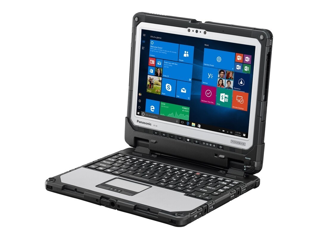 CLEAN Panasonic Toughbook CF-33 Intel i5-7300U 256GB SSD Global GPS Wind 10 PRO