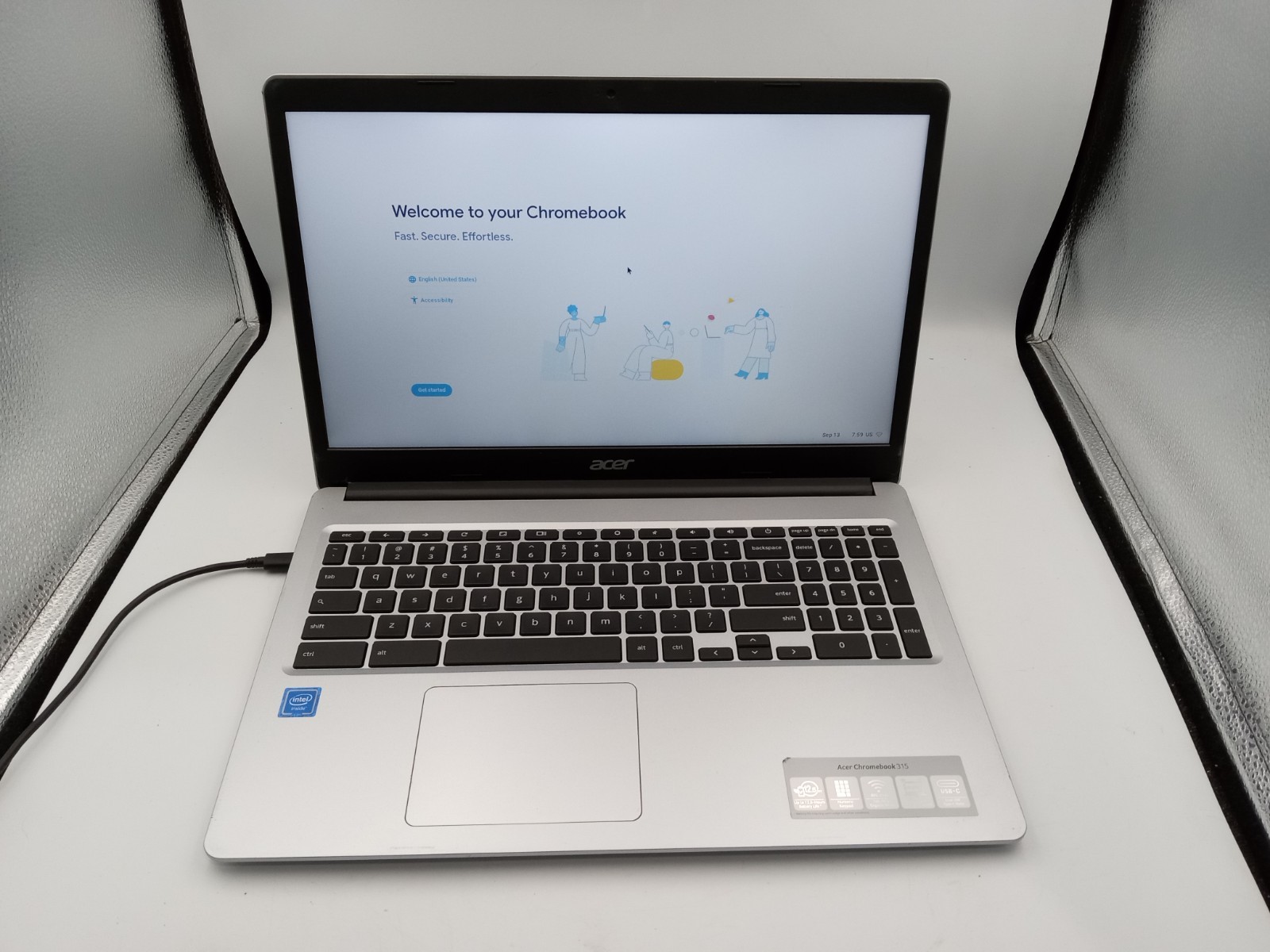 Acer Chromebook CB315-3H 15″ Laptop Intel Celeron CPU 4GB RAM 64GB eMMC ChromeOS