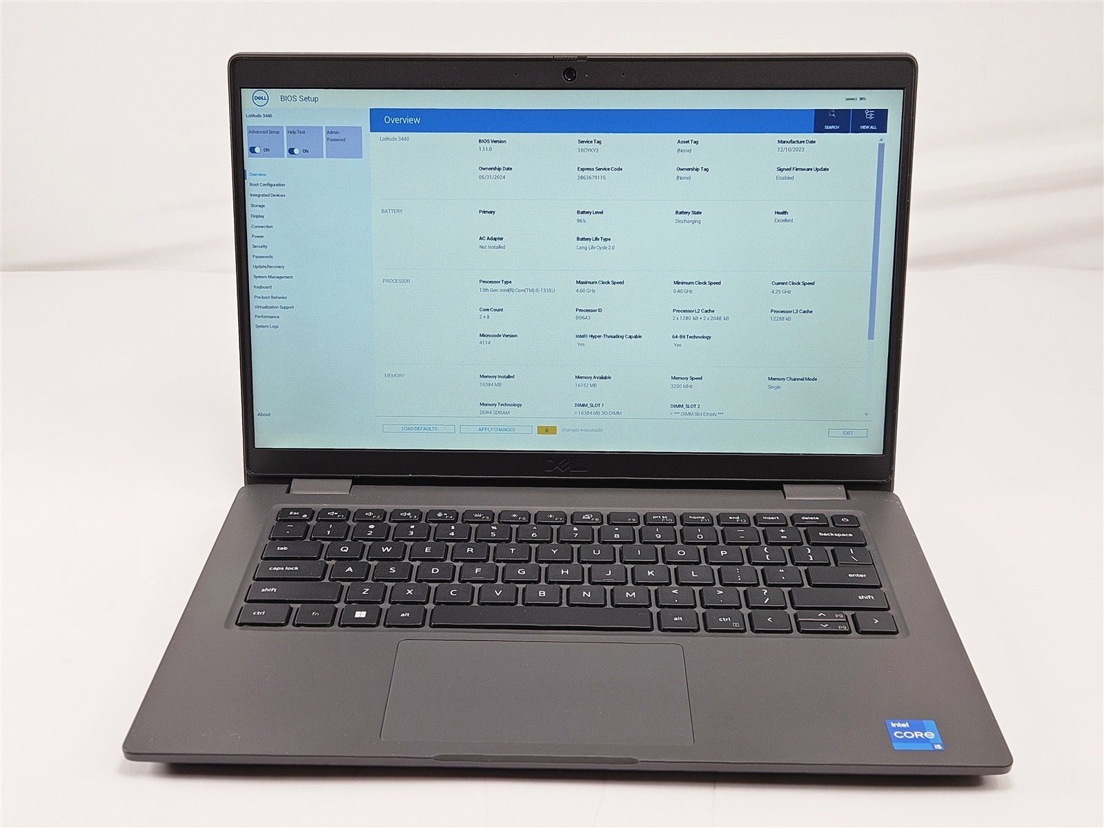 Dell 14″ i5-1335U Latitude 3440 256GB SSD 16GB RAM Intel UHD Graphics No Adapter