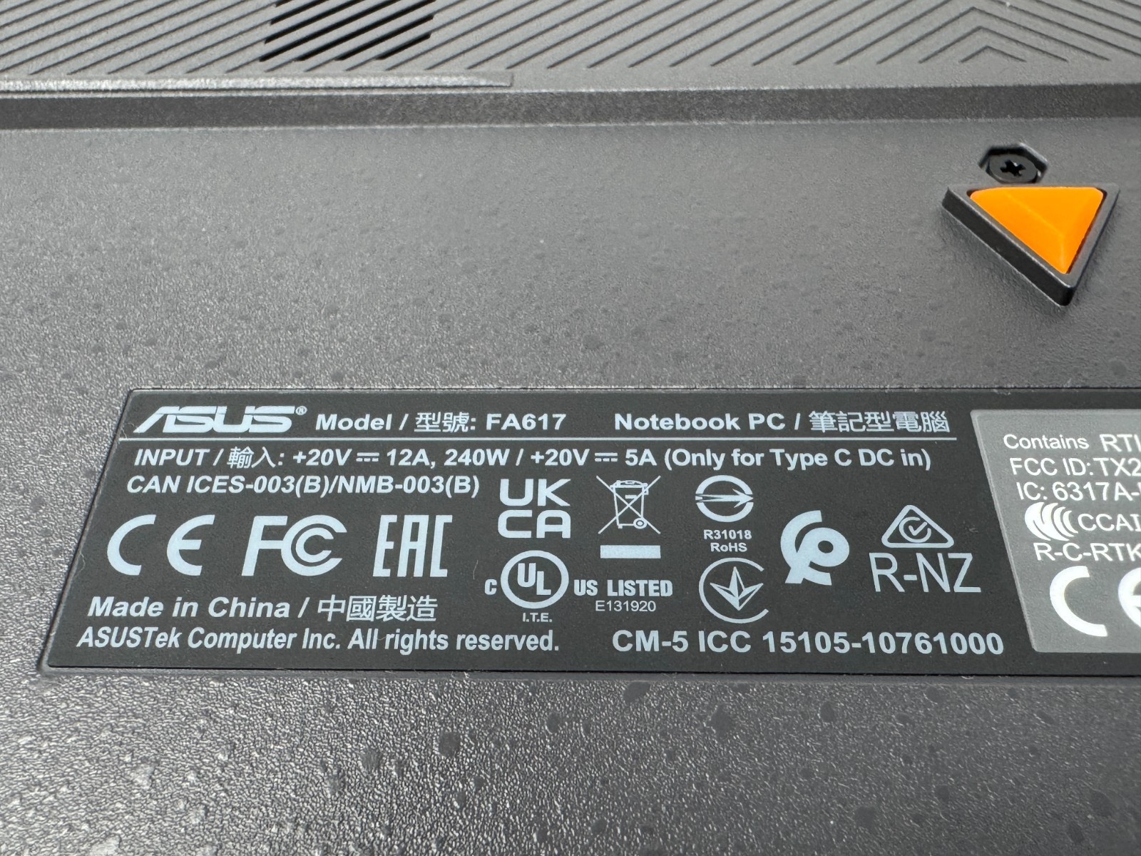 ASUS TUF Gaming A16 Ryzen 7 7735HS RX 7600S 16GB 512GB Laptop Tested Working
