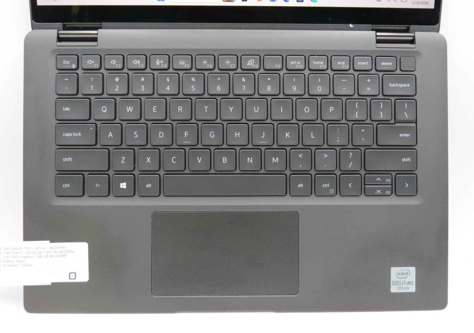 Dell Latitude 7310 | i7-10610U @ 1.8GHz | 16GB / 256GB m2 | 13.3 touch | Win 11