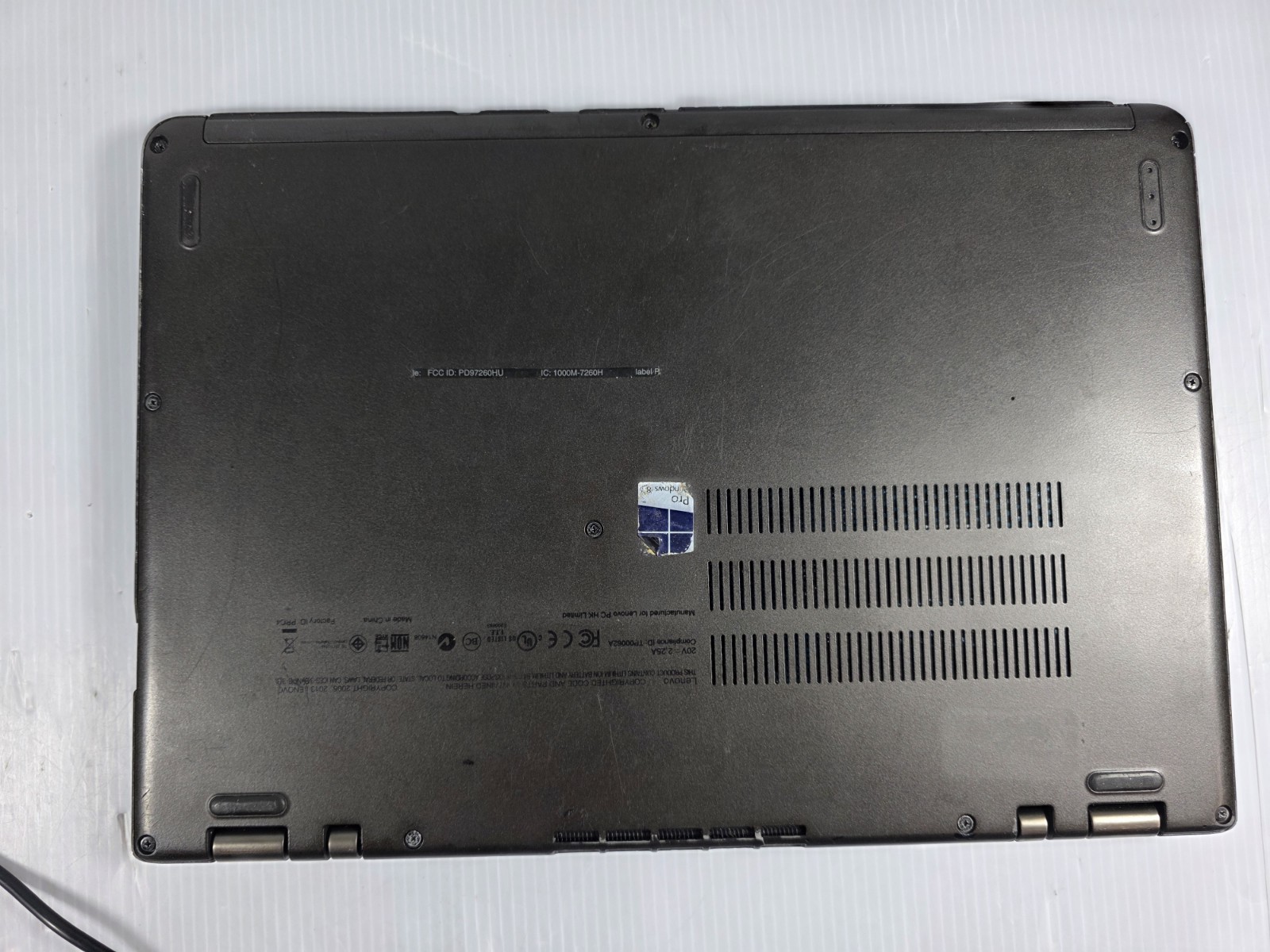 LENOVO YOGA TOUCHSCREEN i5-4300U @ 1.90GHz 4GB RAM 180GB SSD WIN 10