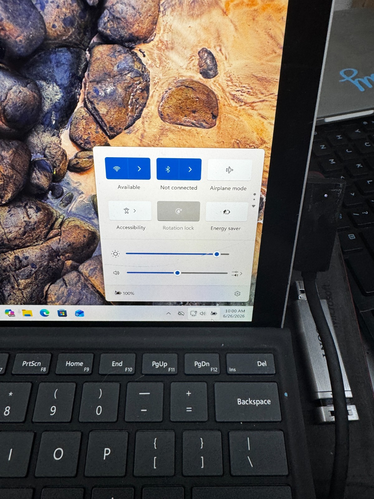 Microsoft Surface Pro 7 Core I5-1035G4 128GB SSD 8GB RAM Laptop For Repair #6555