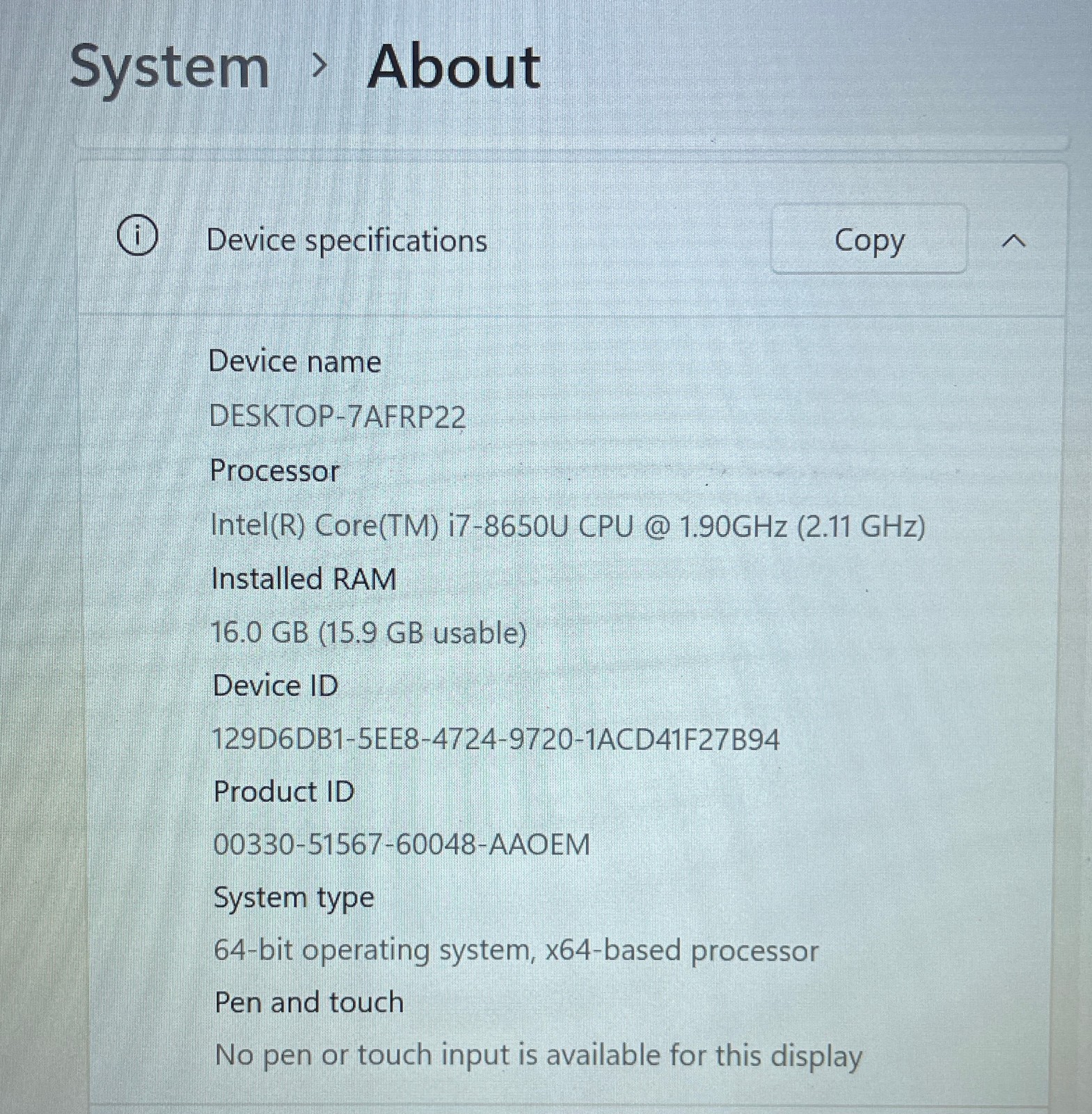 Dell 5490 14″ Laptop i7-8650U– 16GB/512gb+1tb/Win11 Pro 25H2+Office 2021-3 MORE