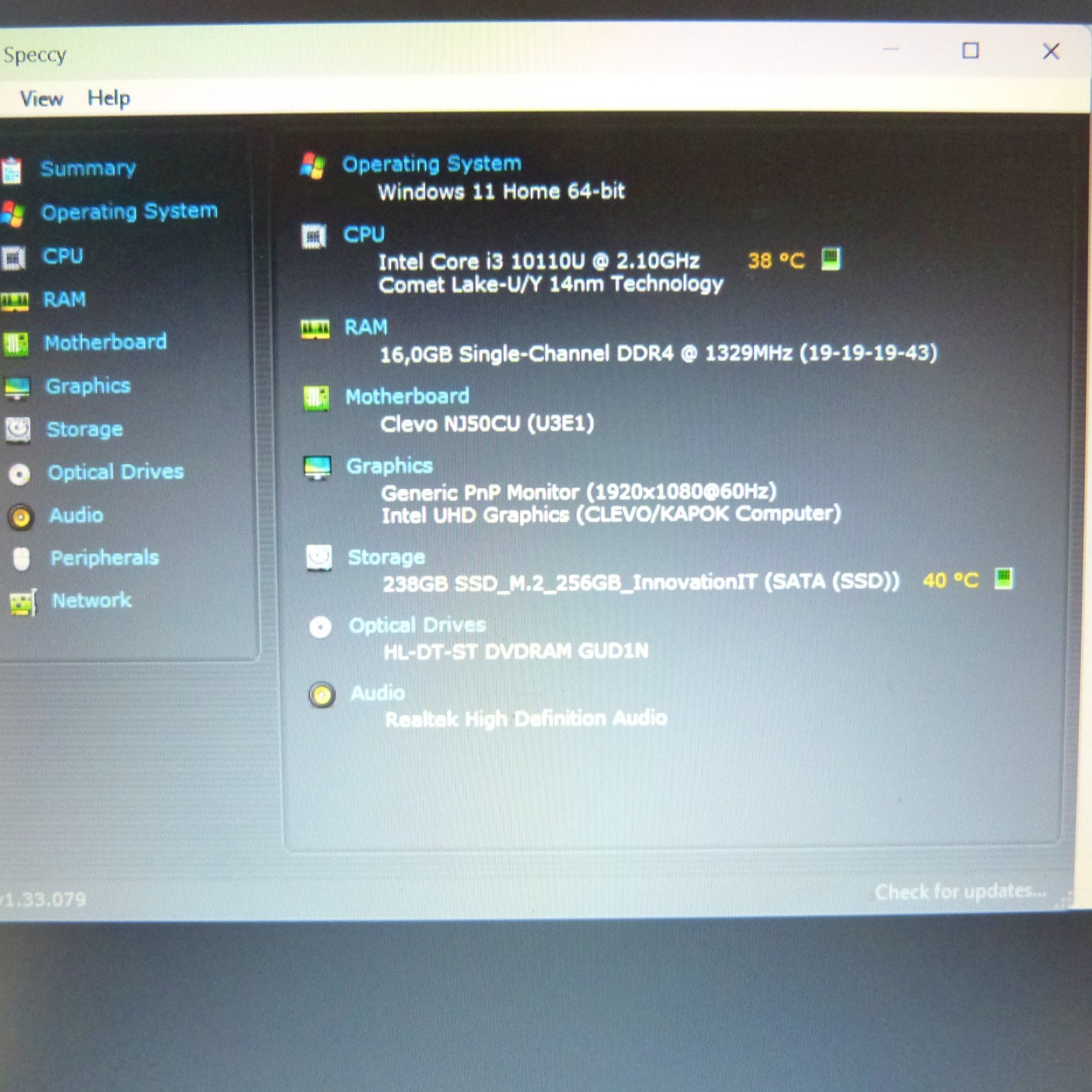 Terra 1516 15″ FULLHD Intel 10Gen I 16GB RAM NEW SSD Windows 11 l USBC HDMI
