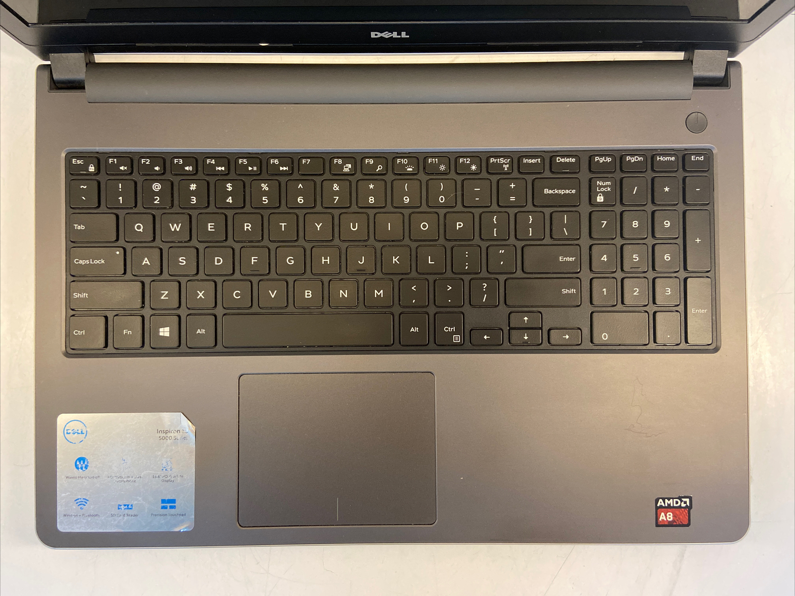 Dell Inspiron 15-5000 AMD A8 4GB RAM No HDD *No Power*