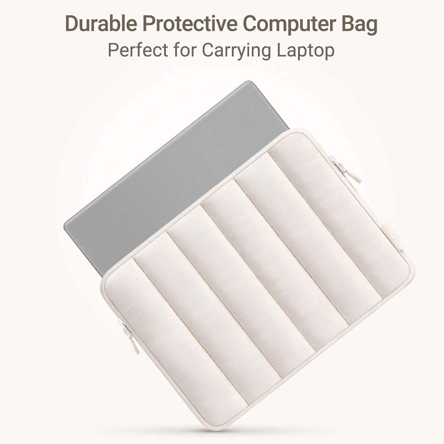 Puffy Laptop Sleeve for 13-14 inch Laptops, Compatible with MacBook and More, Sa