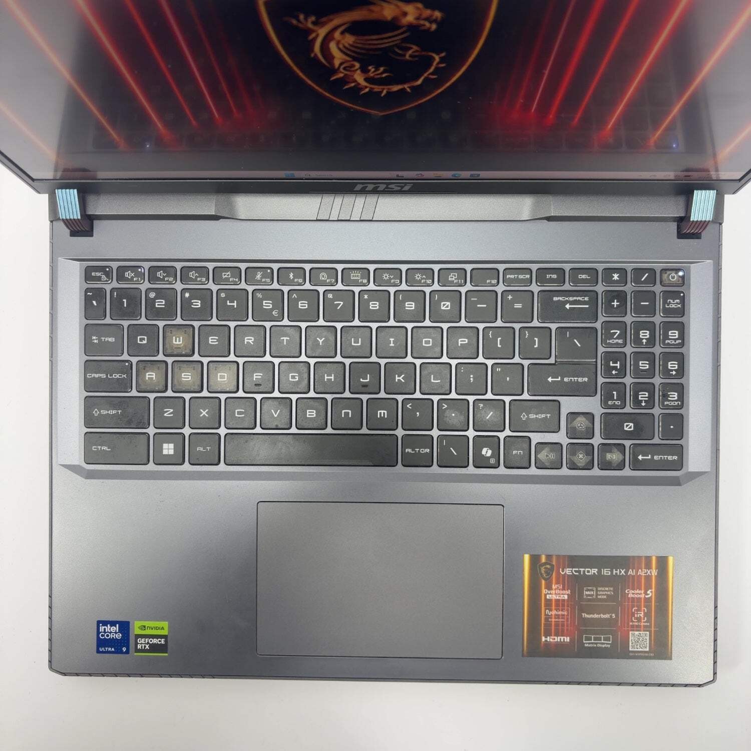 MSI Vector 16 HX AI A2XWGG 16″ Core Ultra 9 275HX 2.7GHz 32GB RAM 1TB SSD