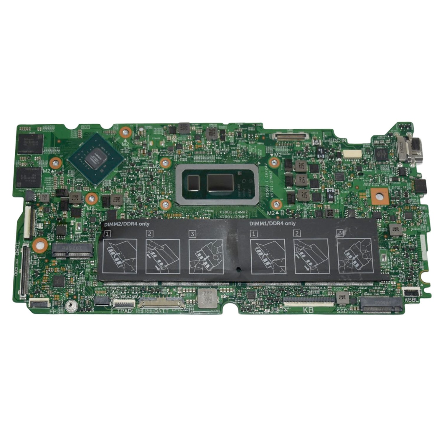 Dell Inspiron 15 7590 7591 2 in 1 Core i7-8565U Laptop Motherboard X8Y3N MX250