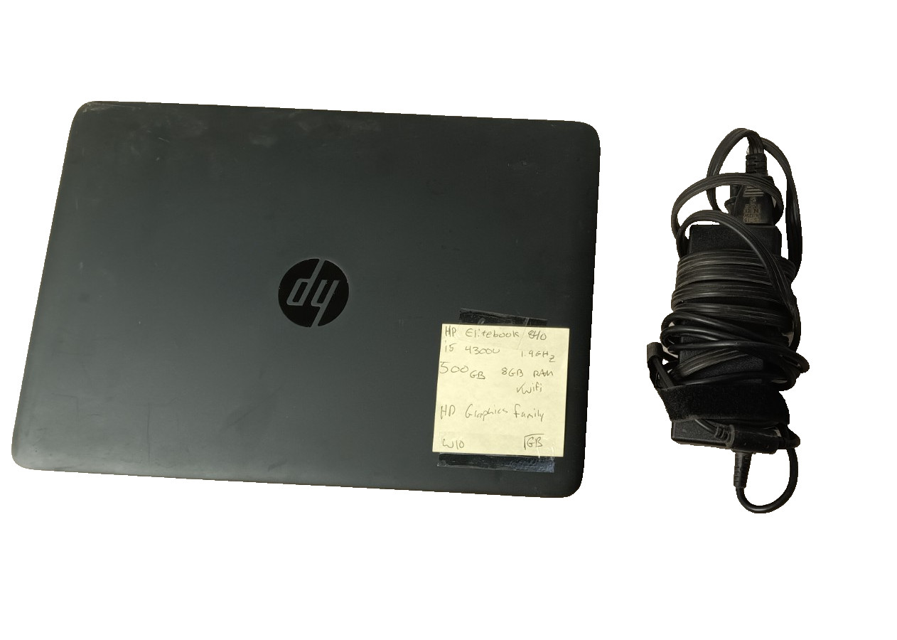 HP EliteBook 840 G1 14″ Intel Core i5-4300U @ 1.9Ghz 8GB Ram/ 500GB HDD/ Win 10