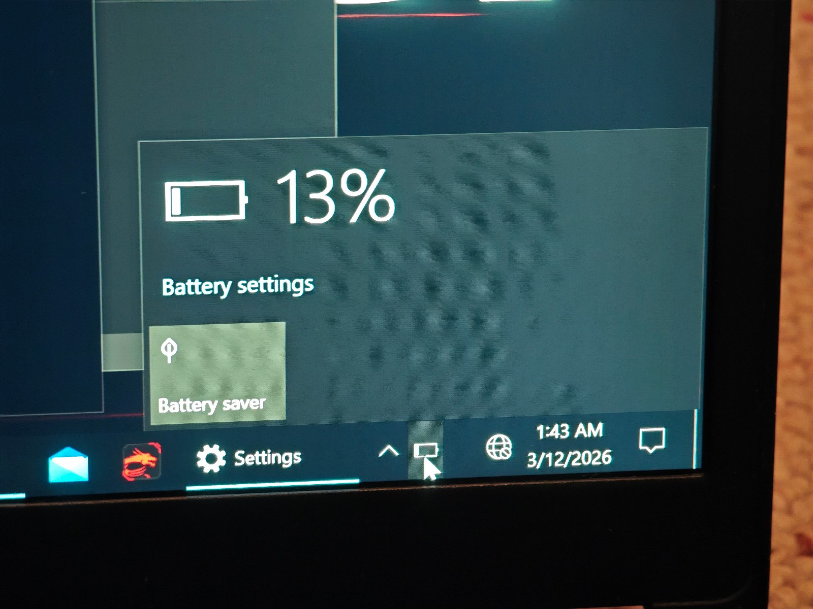 Dell Latitude 5490 Laptop – No Boot Drive/RAM, Intel i7-8650u – NO CHARGER