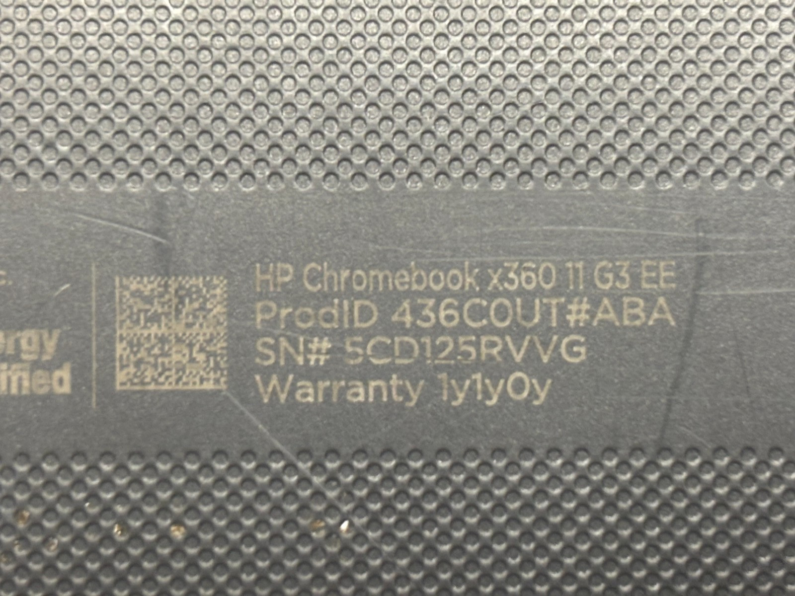 HP Chromebook x360 11 G3 EE 11.6″, 1.1 GHz, 4GB Ram, 32GB SSD, No Micro SD Slot