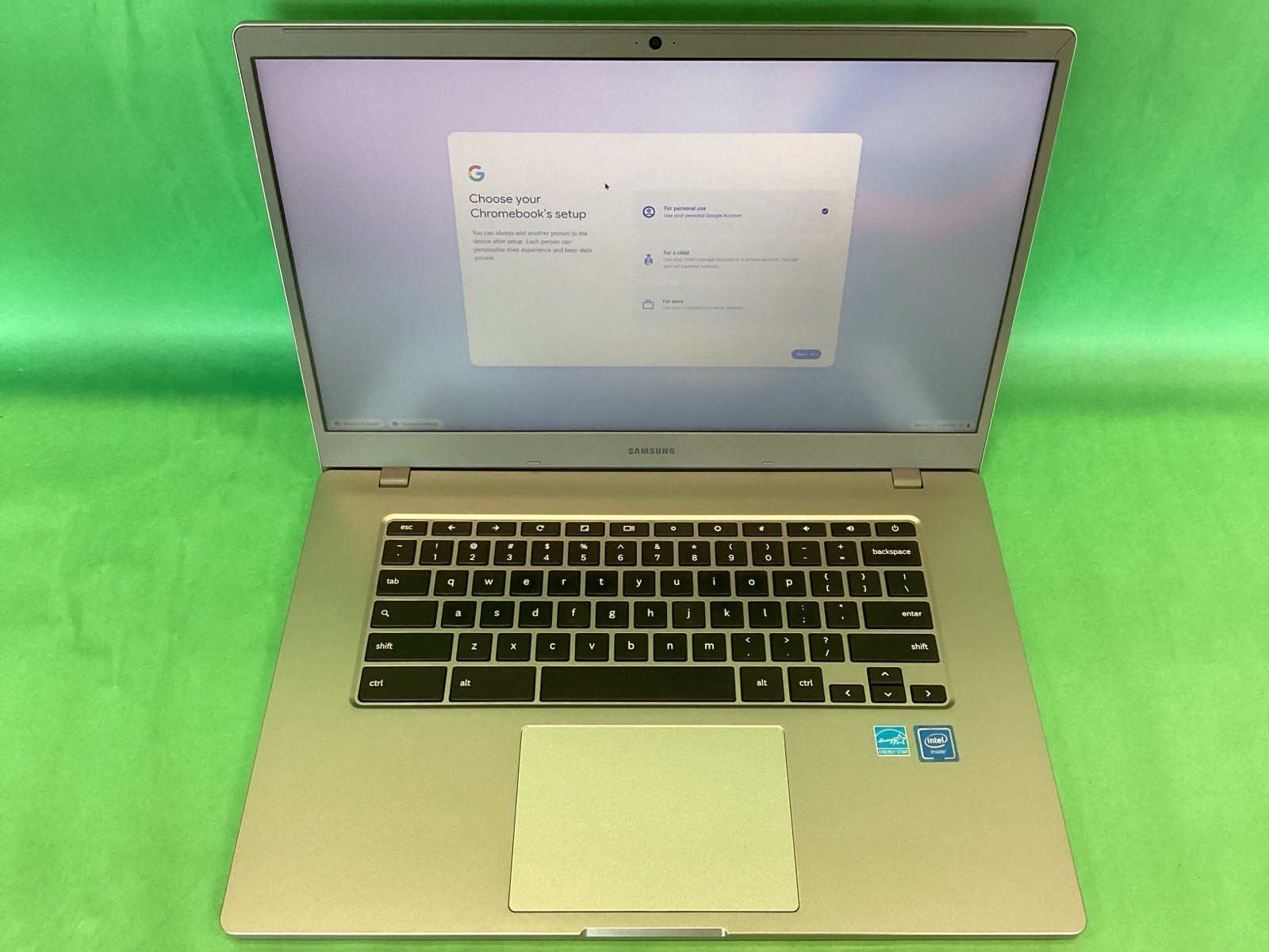 Samsung Chromebook ‎4+ XE350XBA-K01US Celeron N4000 – POWERS ON – UNTESTED