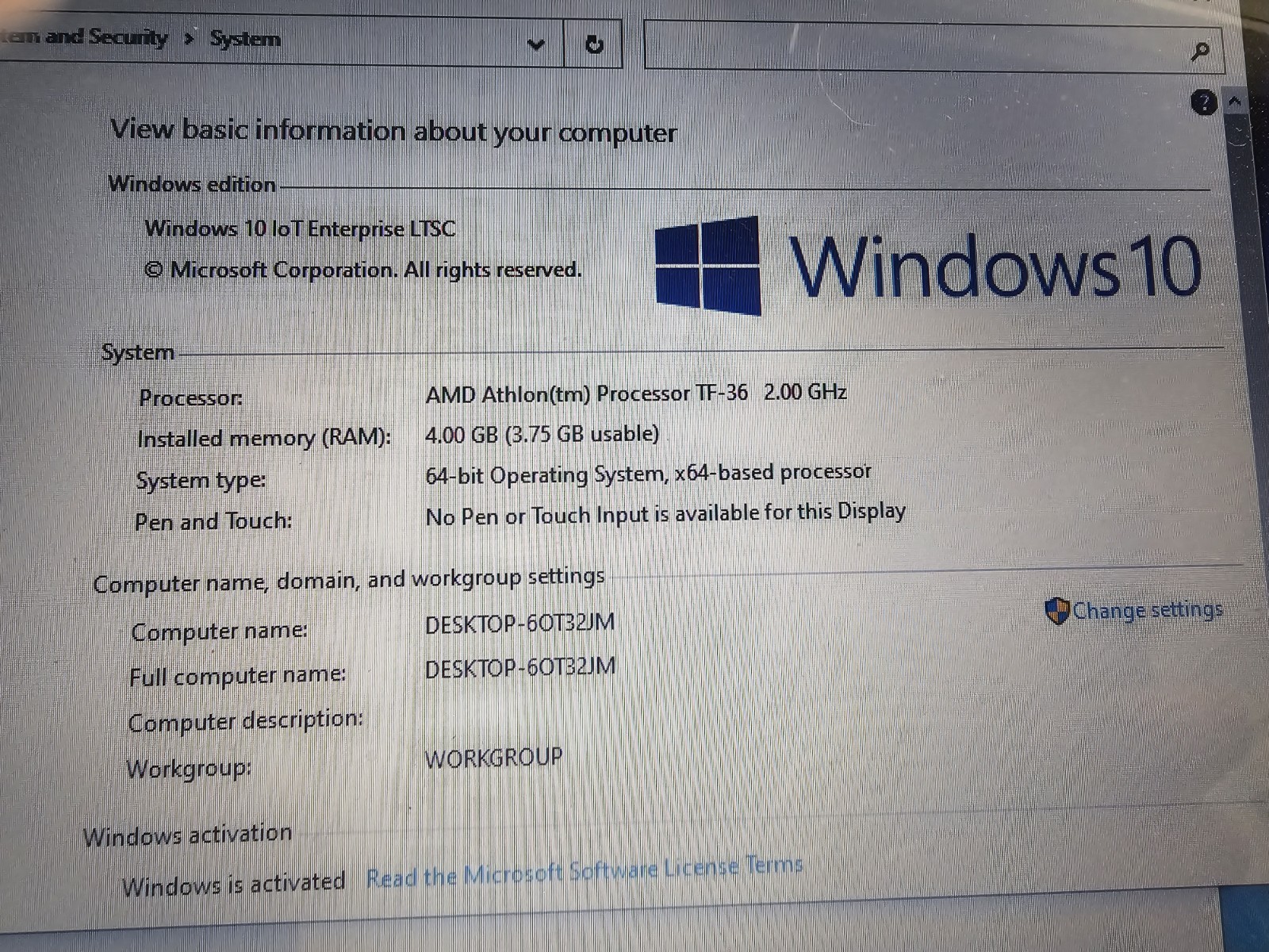 Acer Aspire 5532 Laptop Black 15.6″ HD LCD Display 500GB HD, 4GB RAM Windows 10