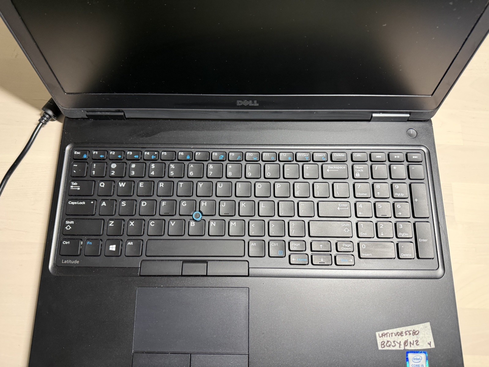 PARTS ONLY Dell Latitude 5580 Laptop Intel Core i5 6th Gen No HD/OS/AC Adapter