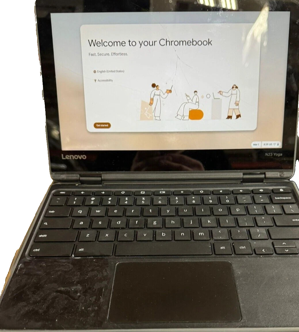 Lenovo N23 Yoga Touchscreen Chromebook 11.6″ 4GB 32gb SSD + CHARGER