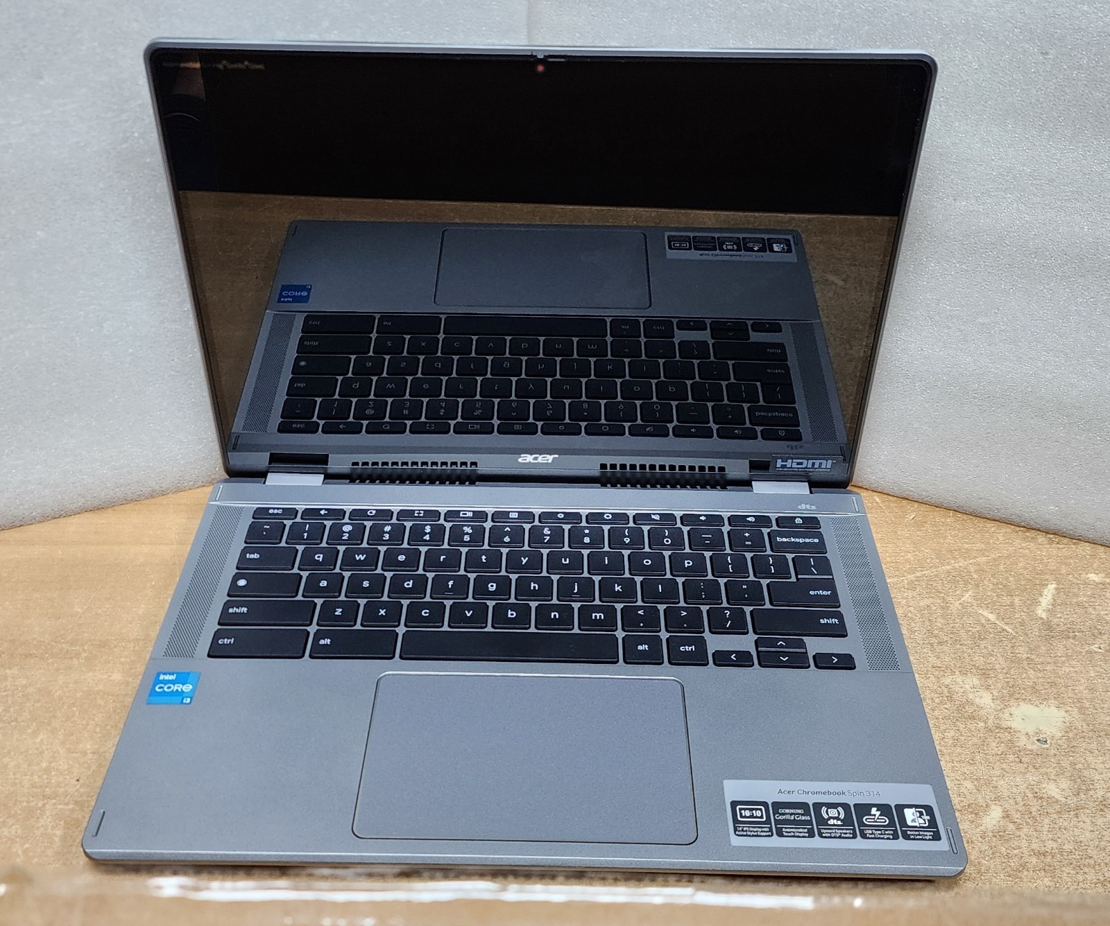 Acer Chromebook Spin 314 14″ 2-in-1 FHD – 8GB RAM – 128GB – FOR PARTS/REPAIR