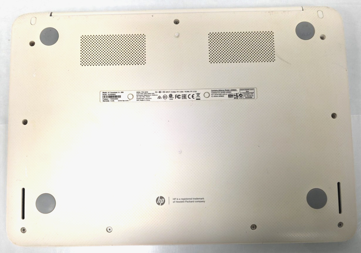 Hp Chromebook 14 G1| Intel Celeron 2955U| 4GB RAM| 16GB eMMC