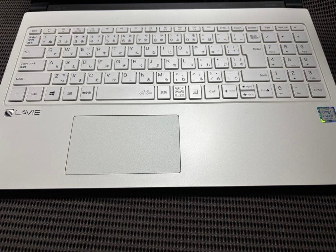 LAVIE Note NEXT NX750/LAW PC-NX750LAW Platinum White 15.6-inch Full HD 1920×1080