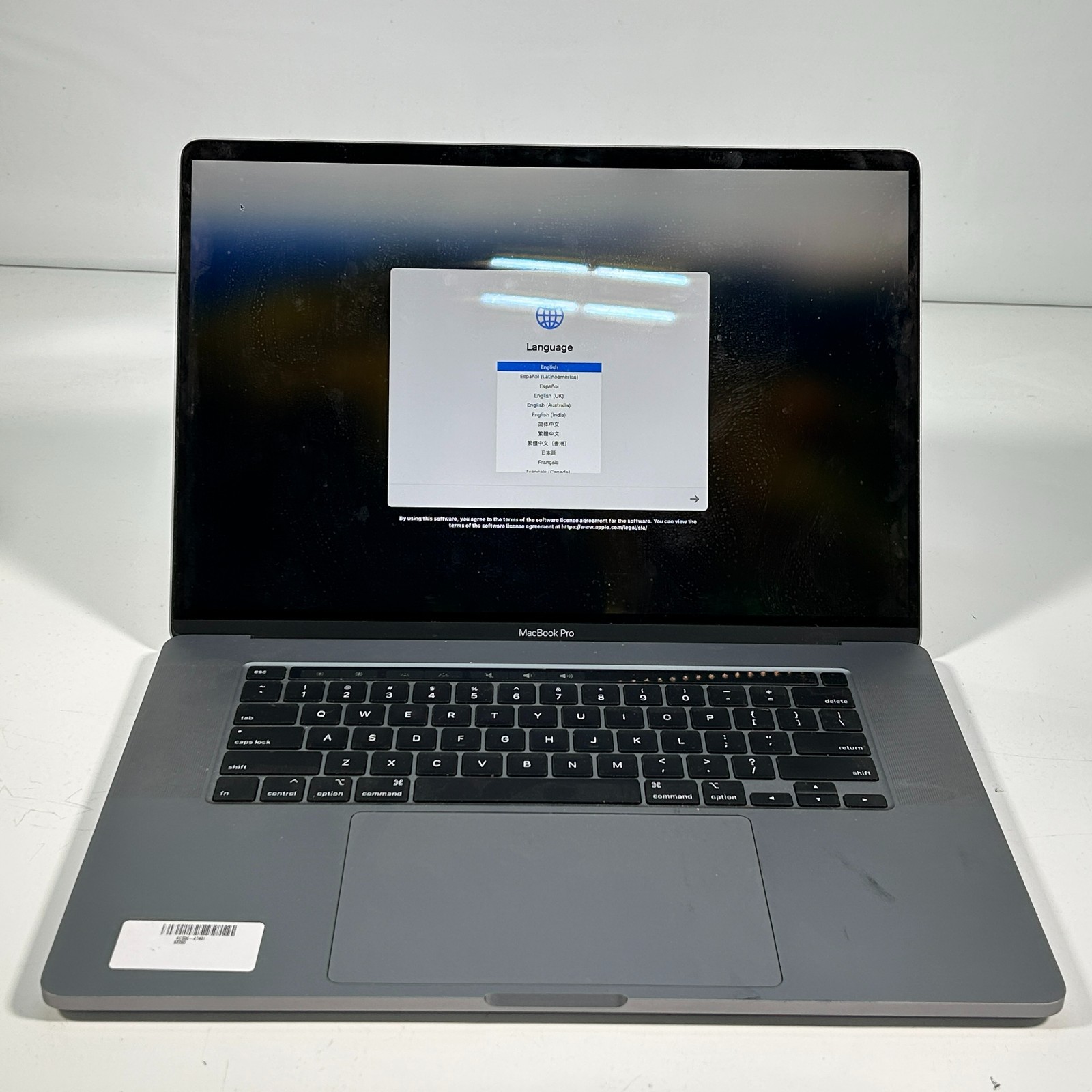 Apple MacBook Pro A2141 i7-9750H 2.6GHz 16GB RAM 512GB NVMe Sonoma 14.8.7 Used