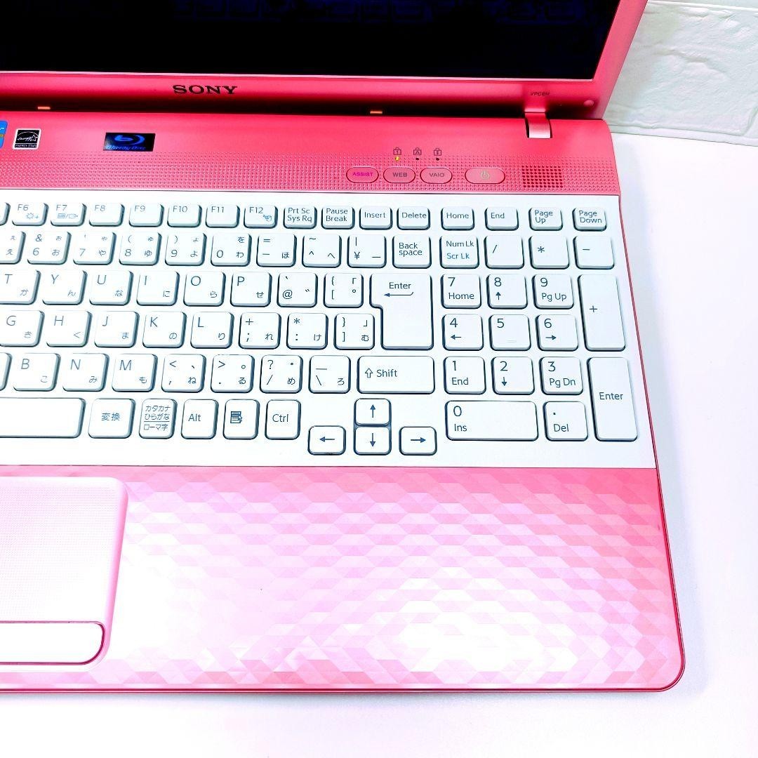 SONY VAIO pink notebook laptop i5 16 in 8GB SSD 500GB DVD Windows 11 JP Used