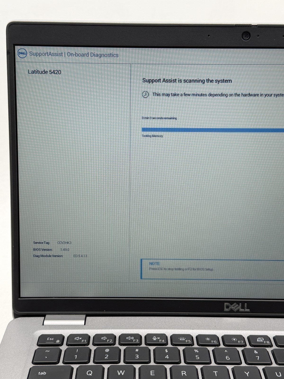 Dell Latitude (5420) 14in i5-1135G7 8GB 128GB -No OS- READ