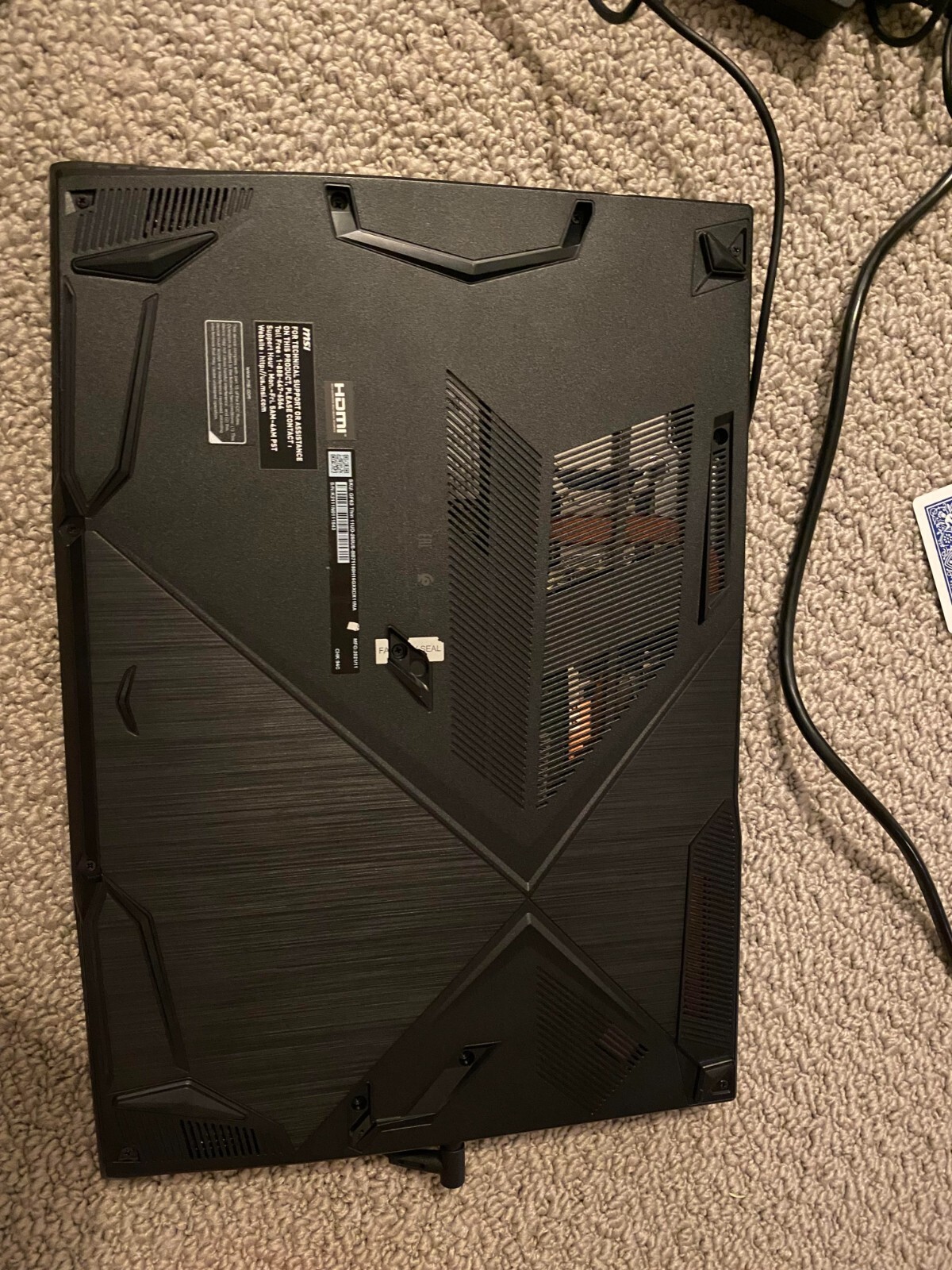 GF63 Thin 11UD MSI Gaming Laptop (11th gen core, i7, 16gb ram) 2021