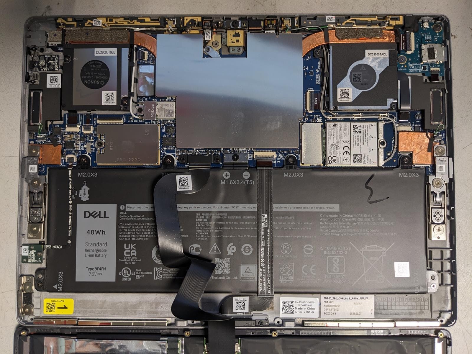 DELL LATITUDE 7320 DETACHABLE I5-1140G7 @ 1.10GHz, 8GB RAM, NO HDD/OS – (PARTS)