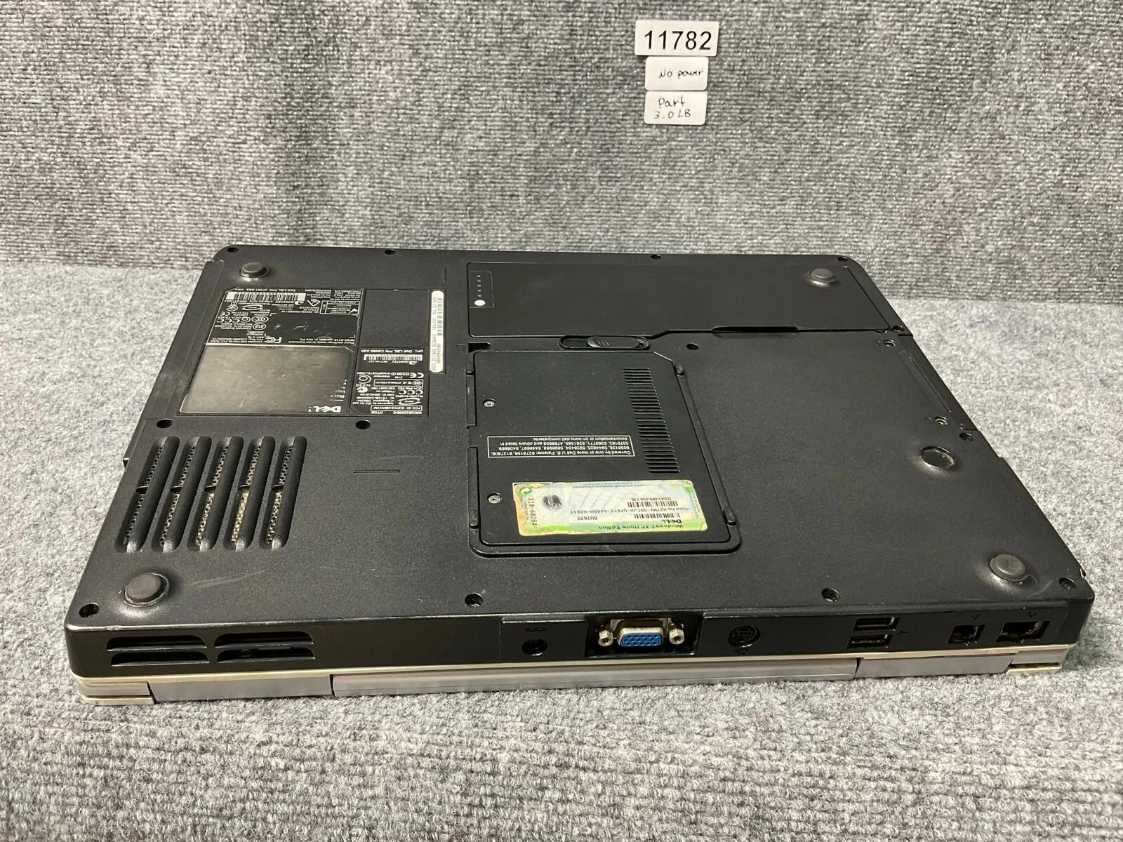 Dell Inspiron 6000 15.4 Intel Pentium Widescreen Parts Only Laptop