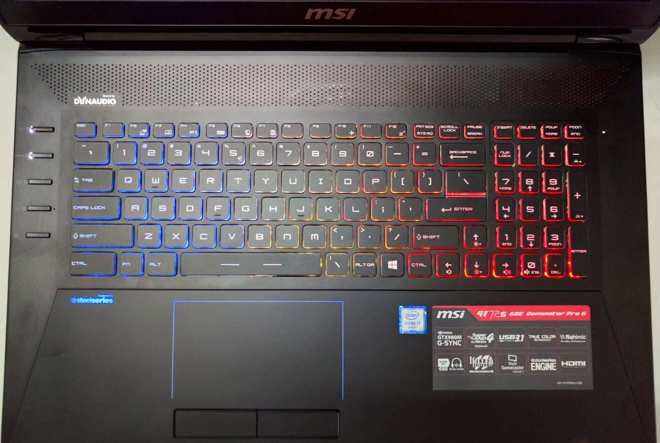 Gaming 17.3″ MSI GT72VR i7-QUAD 4TB SSD ( NVMe + SSD) 48GB GeForce GTX 970M 3GB