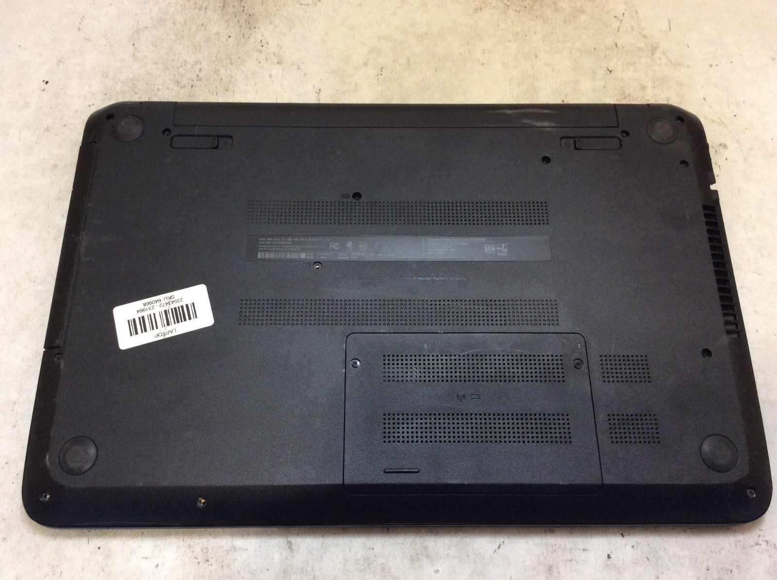 HP Notebook 15-f004dx Laptop 15″ AMD E1-2100 WON’T TURN ON -PP