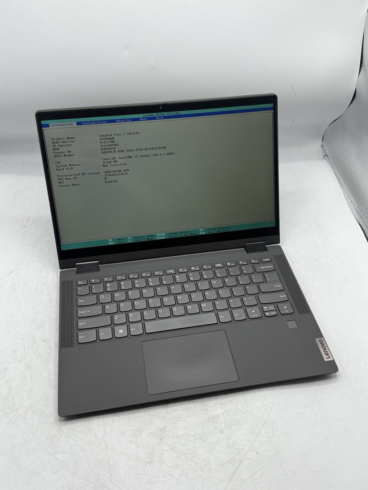 Lenovo IdeaPad Flex 5 14IIL05 14″ Core i5-1035G1 16GB RAM READ