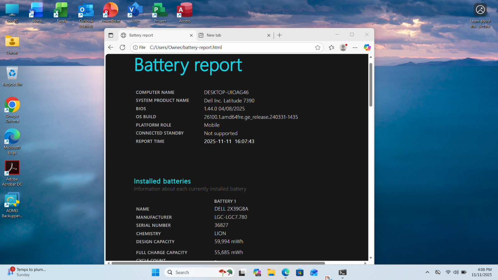 Dell Latitude 7390 14″ Laptop – i7 – 256GB NVME SSD 16GB Ram New Battery W11 Pro