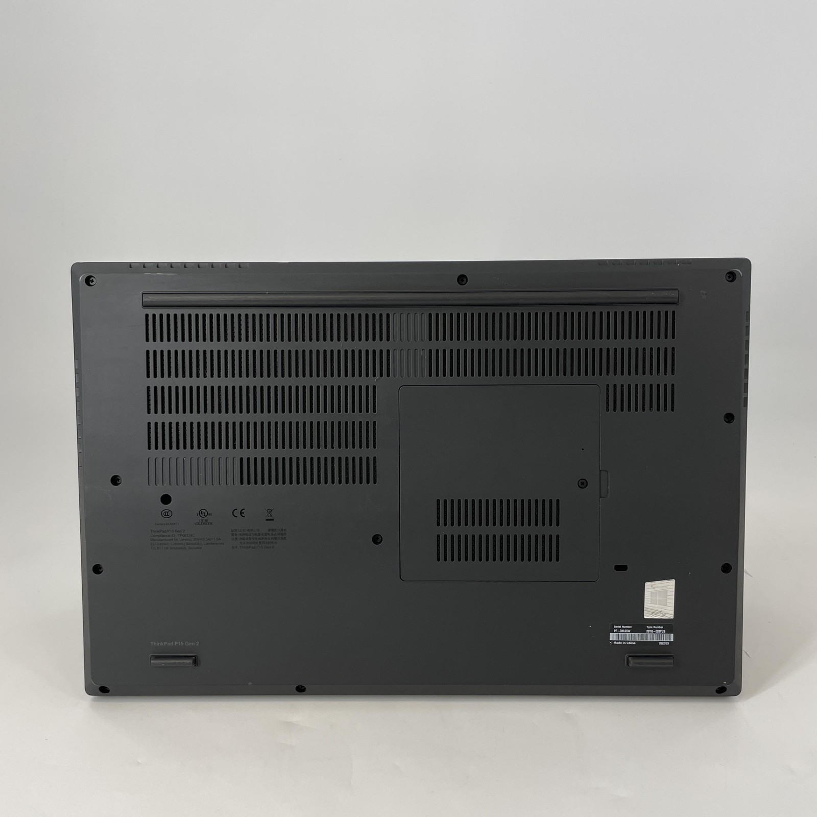Lenovo ThinkPad P15 Gen 2 FHD i7-11800H 2.30GHz 32GB 1TB SSD RTX A4000 Good