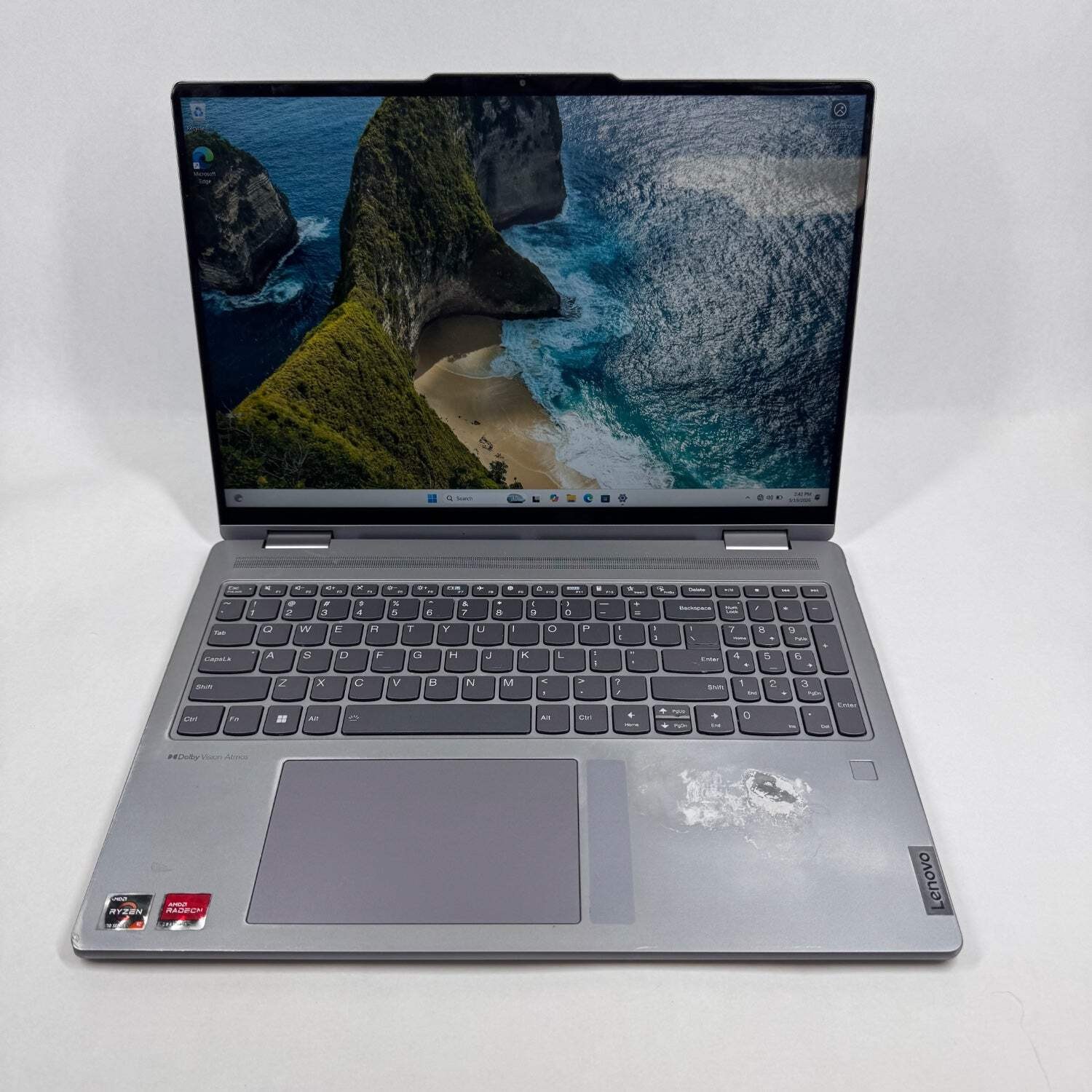 Broken Lenovo Yoga 7 2-in-1 16ARP8 16″ ryzen 5 7535u 2.9GHz 8GB 512GB READ