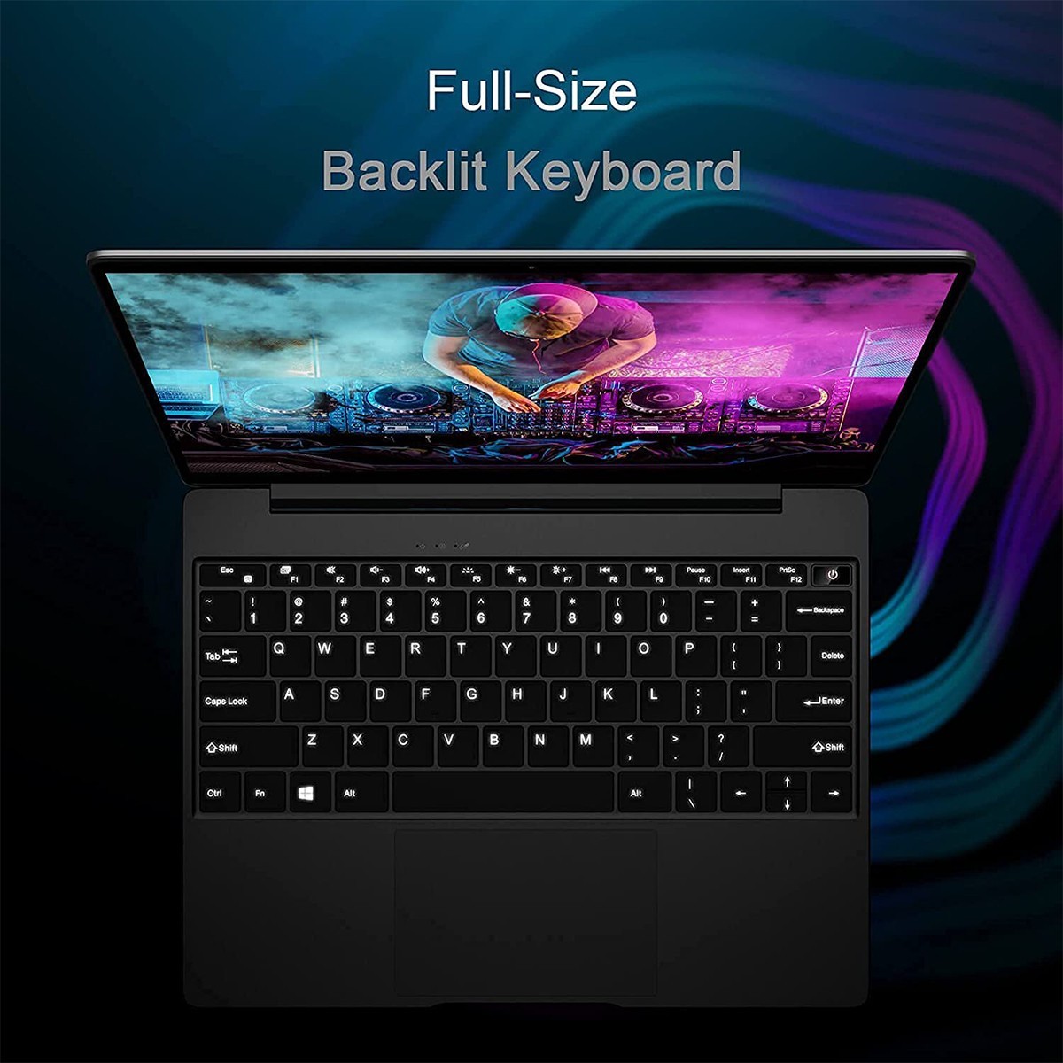 CHUWI GemiBook 13″ 2K Laptop J4115 Quad-Core, 12GB RAM, 256GB SSD, Win 10