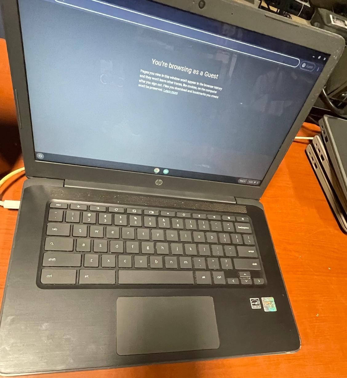 Lot 2 HP Chromebook 14 G5 Touchscreen Working 4GB RAM 2GB Storage No AC