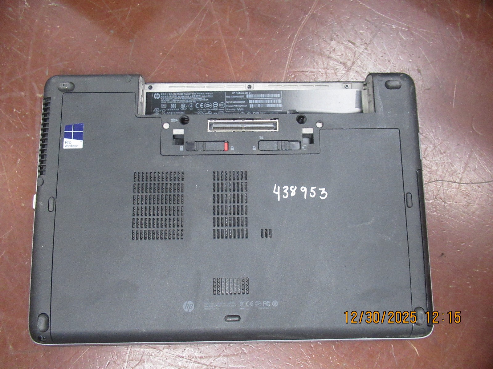 HP Probook 645 G1 AMD A6-4400M 2.70GHz 16GB RAM 320GB Laptop +AC [NO BATTERY/OS