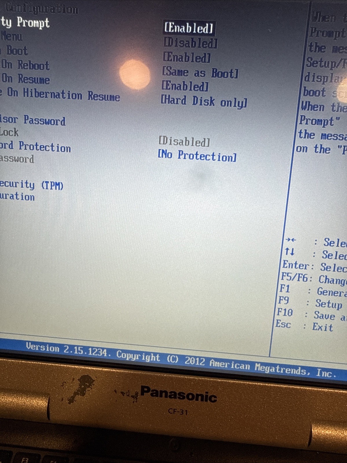 Panasonic Toughbook CF-31 MK5 i7-5600U 2.60GHz|16GB RAM|256GB HDD|NoOS|NoCharger