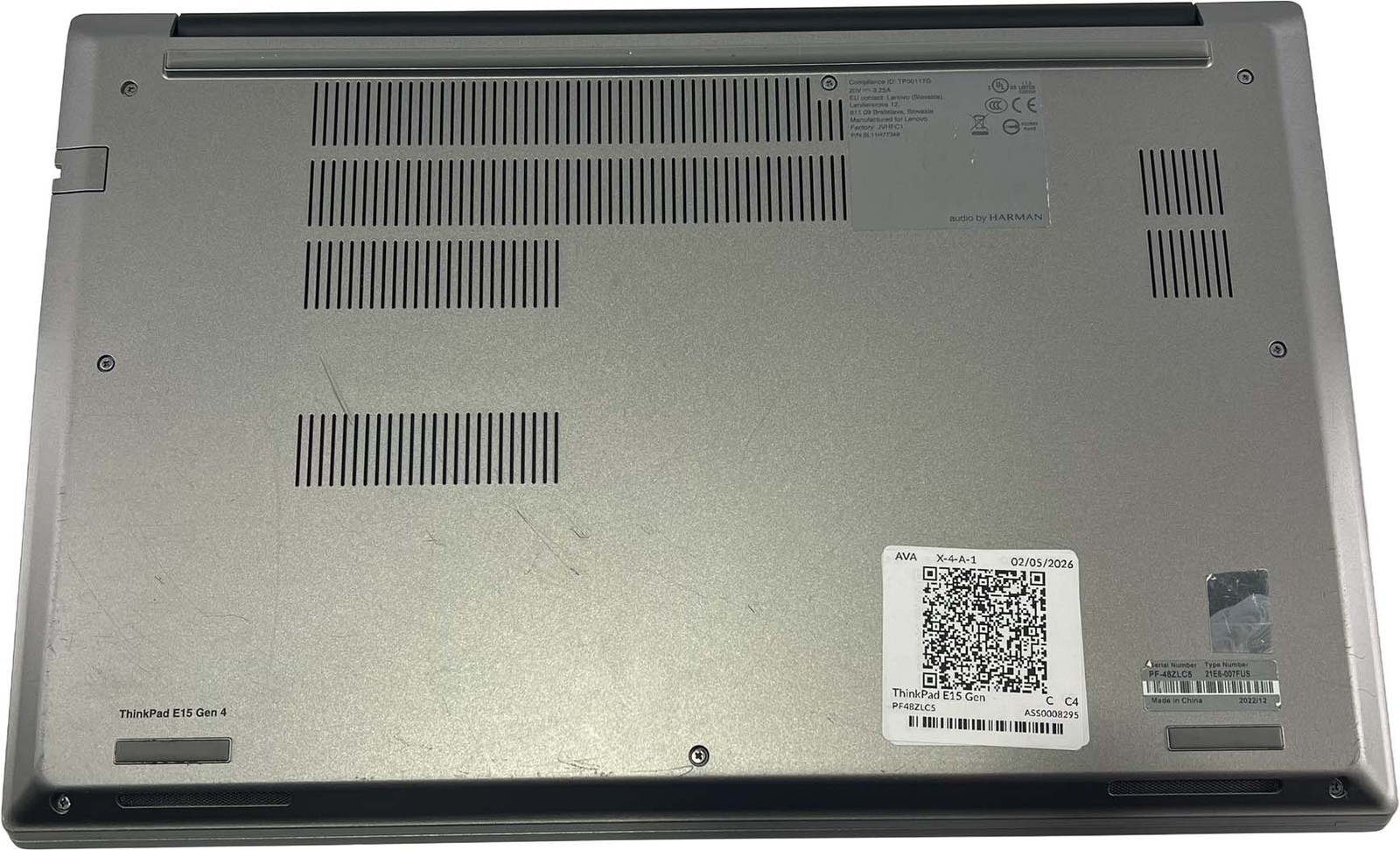Lenovo ThinkPad E15 Gen 4 15″ Laptop i7 12th 512GB SSD 16GB RAM Win 11 (AH) C