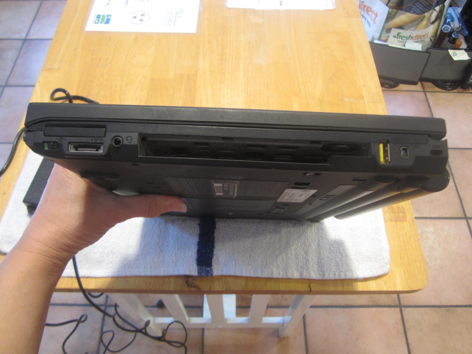 IBM LENOVO THINKPAD T410 Laptop 5GBRAM 500GBHD SCREEN INTACT W/PwrCORD – WORKS