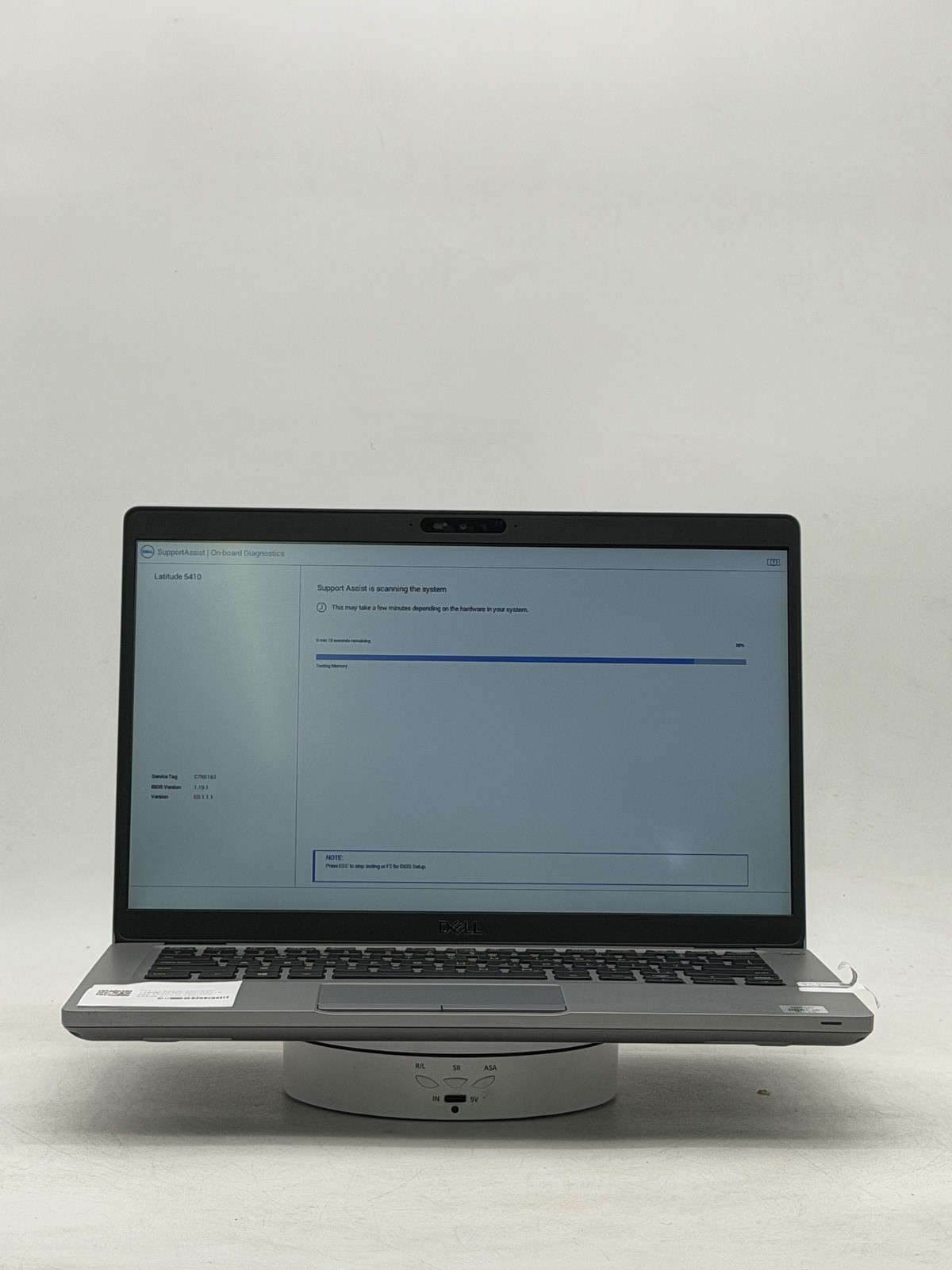 Dell Latitude (5410) 14inch i5-10210U 8GB 128GB -NO OS- Read