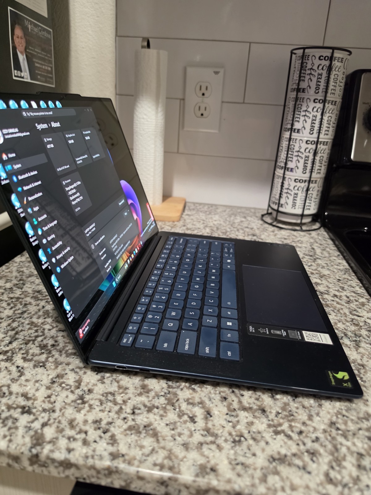 Lenovo Yoga Slim 7x 14.5 QHD+ TOUCH 3.42 GHz Snapdragon X Elite 16GB 512GB SSD