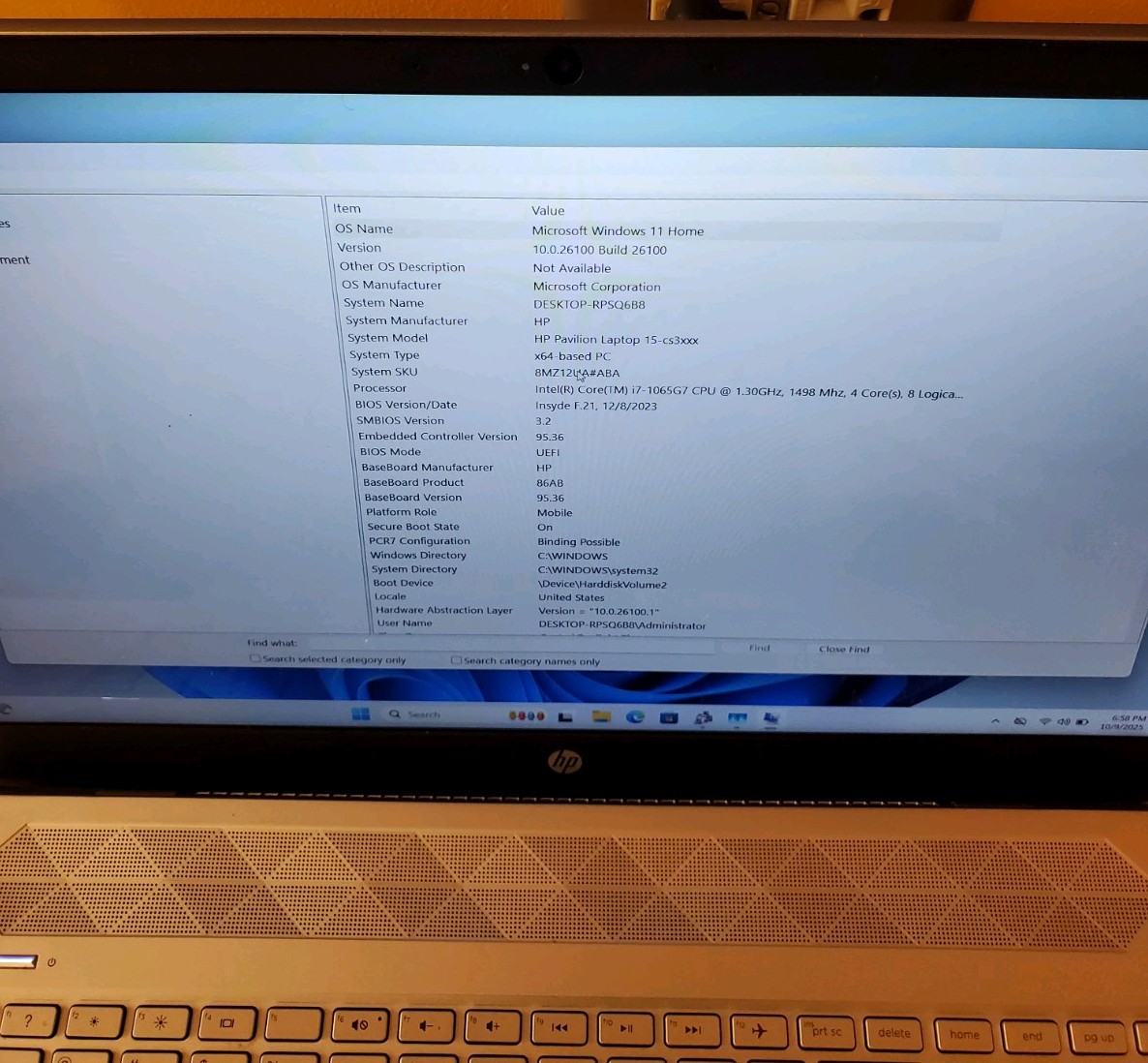 HP Pavilion 15 /Intel i7-1065G7 /12GB RAM/128GB NVME /1TB HDD/100% WORKING